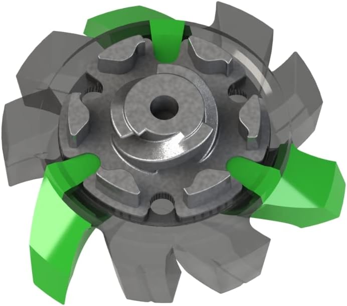 SOFTSPIKES Tour Flex Pro Golf Cleats Fast Twist 3.0-18 Replacement Spikes - Green/Charcoal - Also Fits Tri-Lok, Slim-Lok, and Tour Lock Cleat Insert Systems - Image 3